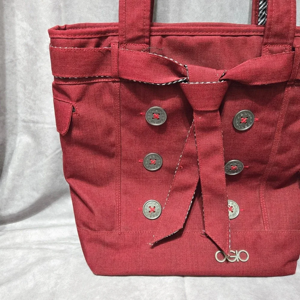 OGIO‎ Hamptons Tote Bag Padded Laptop Executive Travel Bag Garnet Red